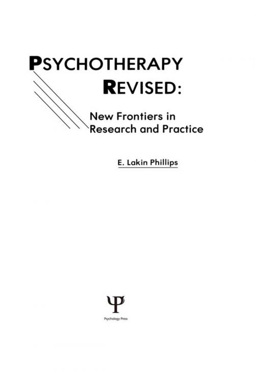 Cover of the book Psychotherapy Revised by E. Lakin Phillips, Taylor and Francis
