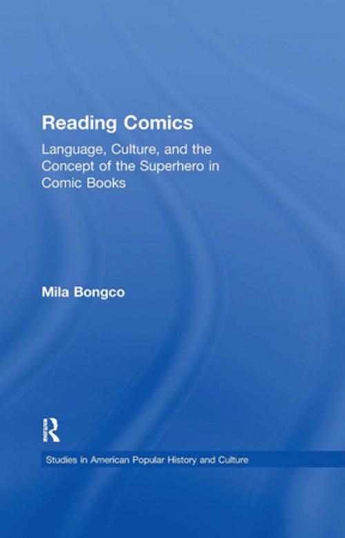 Cover of the book Reading Comics by Mila Bongco, Taylor and Francis