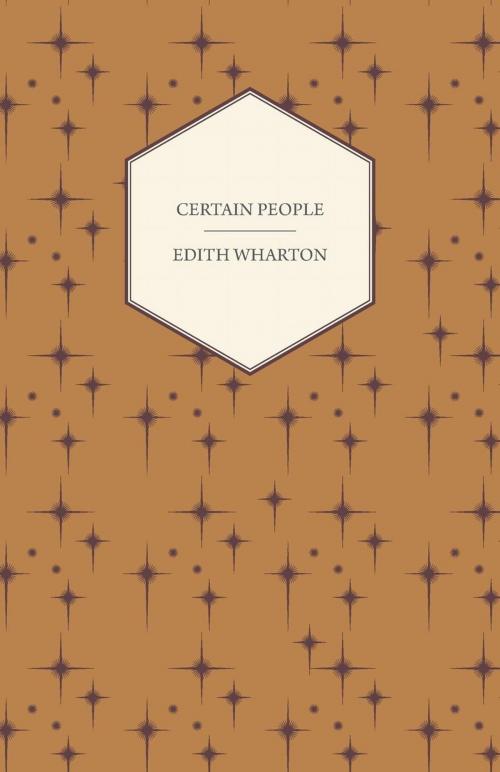 Cover of the book Certain People by Edith Wharton, Read Books Ltd.