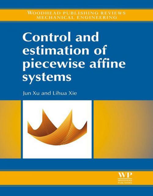 Cover of the book Control and Estimation of Piecewise Affine Systems by Jun Xu, Lihua Xie, Elsevier Science