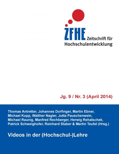 Cover of the book Videos in der (Hochschul-)Lehre by , Books on Demand