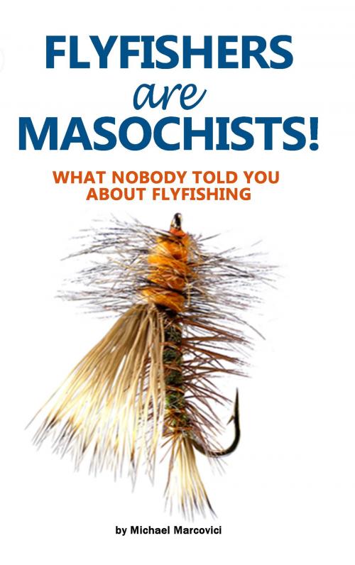 Cover of the book Flyfishers are Masochists! by Michael Wenkart, Books on Demand