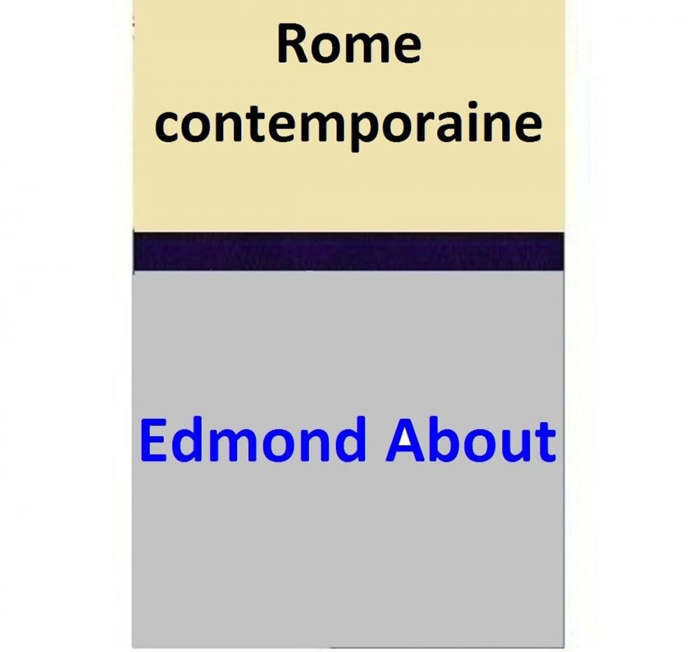 Big bigCover of Rome contemporaine