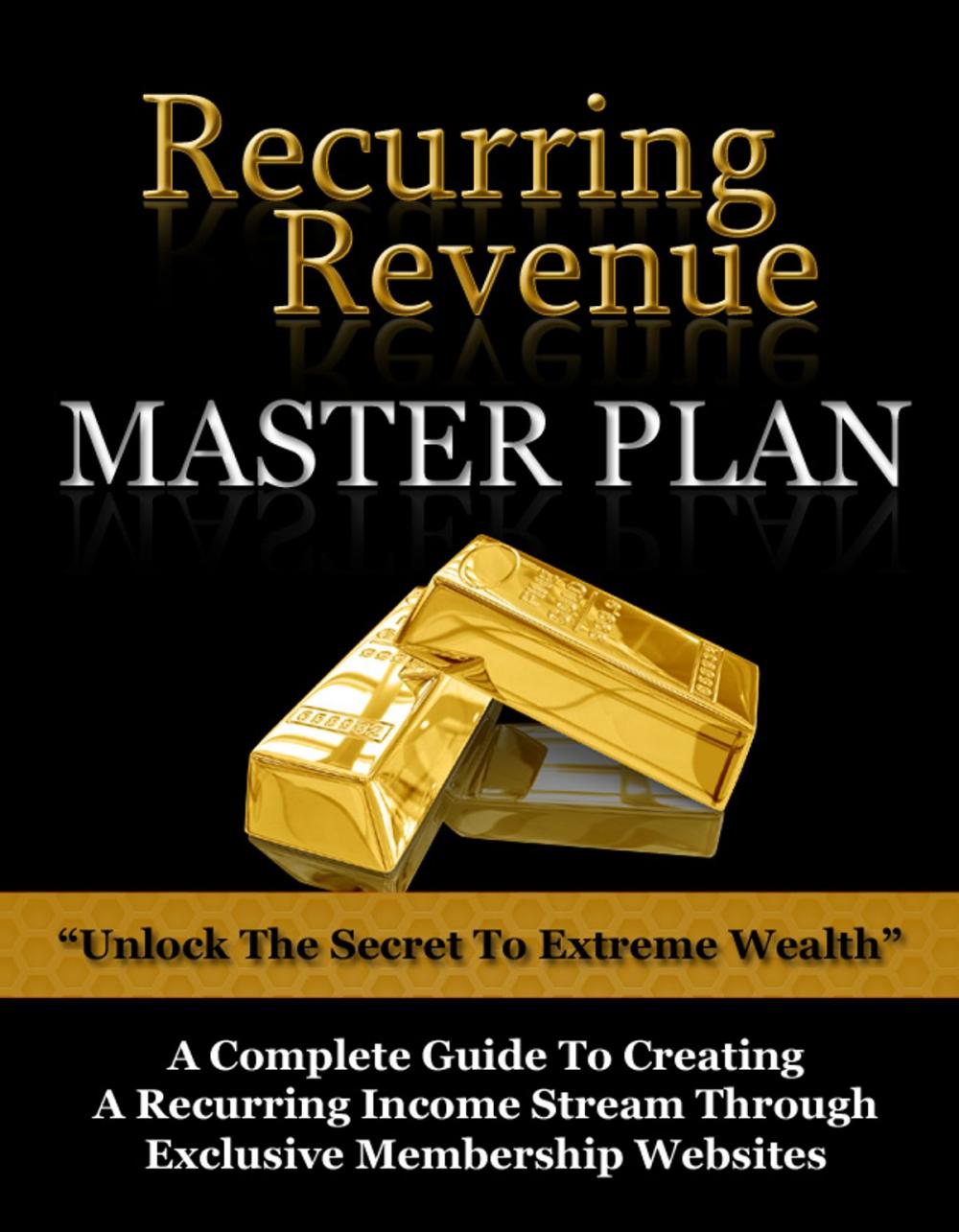 Big bigCover of Recurring Revenue Master Plan