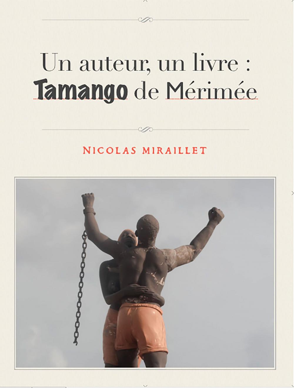 Big bigCover of Un auteur, un livre : Tamango de Mérimée