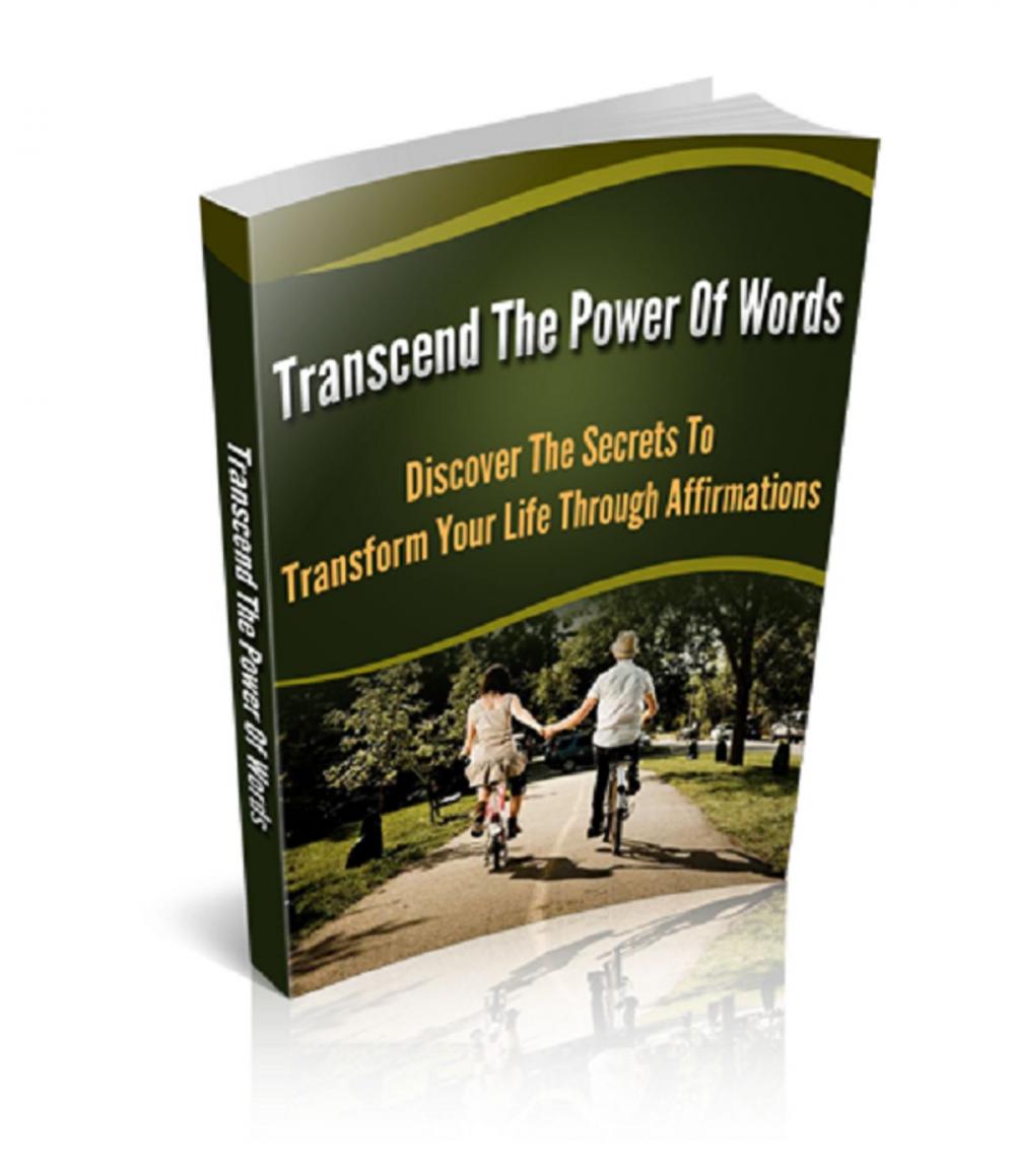 Big bigCover of Transcend The Power Of Words