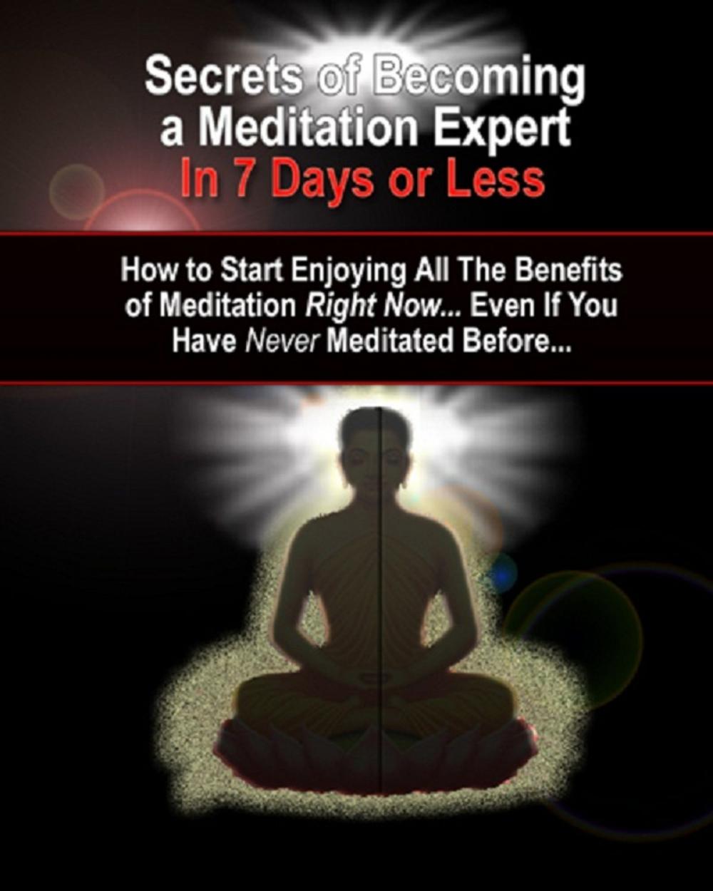 Big bigCover of Secrets of Becoming a Meditation Expert