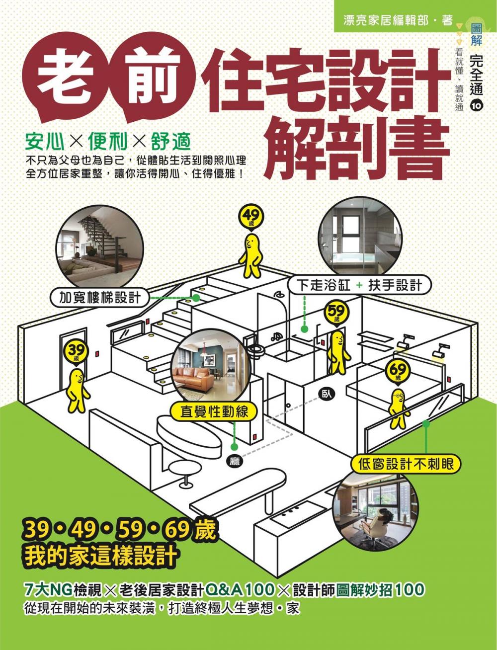 Big bigCover of 老前住宅設計解剖書：安心X便利X舒適，不只為父母也為自己，從體貼生活到關照心理，全方位居家重整，讓你活得開心、住得優雅！