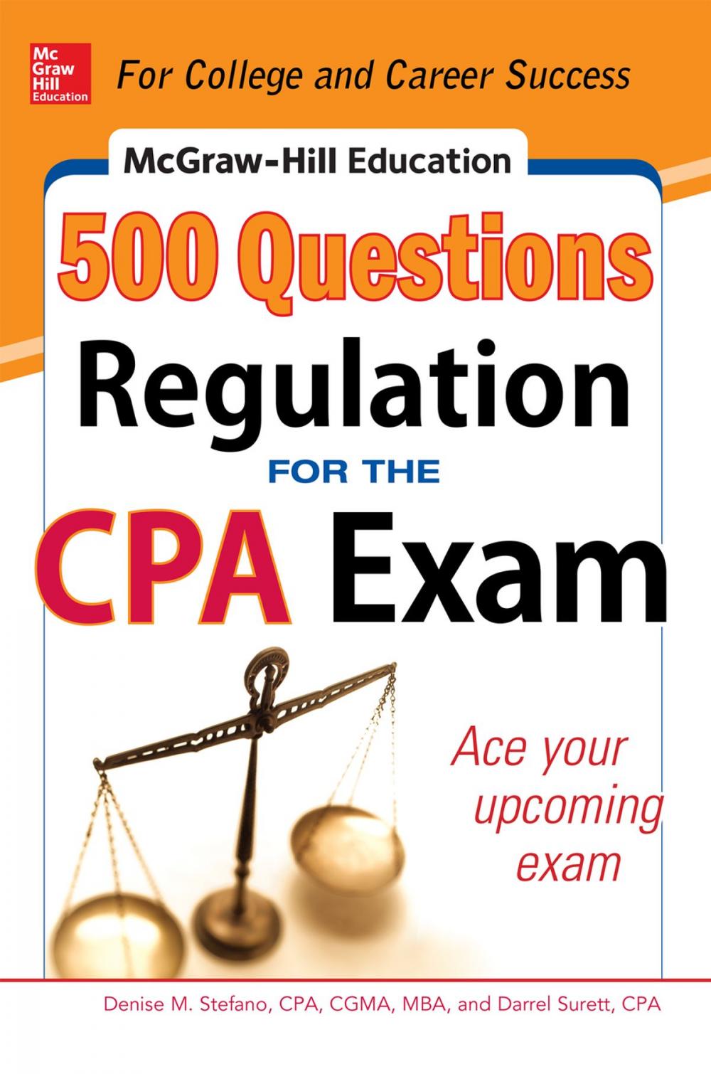 Big bigCover of McGraw-Hill Education 500 Regulation Questions for the CPA Exam