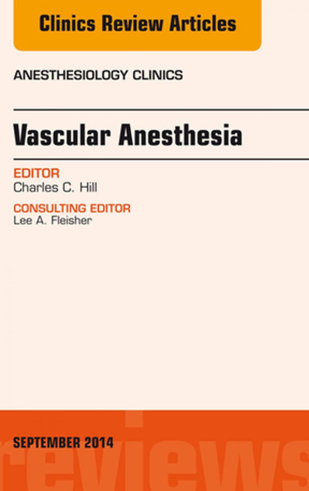 Big bigCover of Vascular Anesthesia, An Issue of Anesthesiology Clinics, E-Book