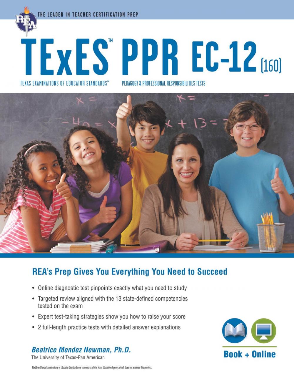 Big bigCover of TExES PPR EC-12 (160) Book + Online