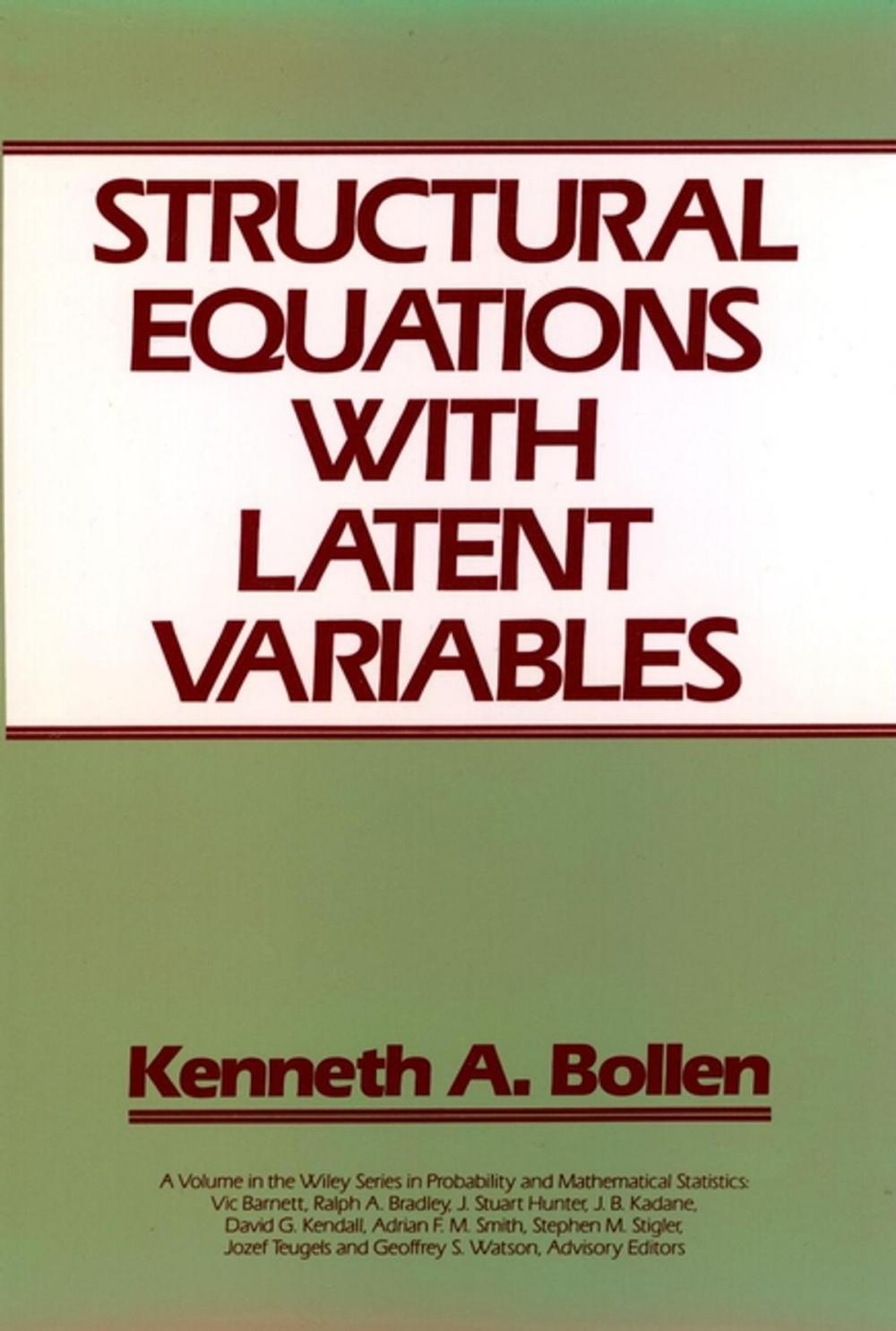 Big bigCover of Structural Equations with Latent Variables