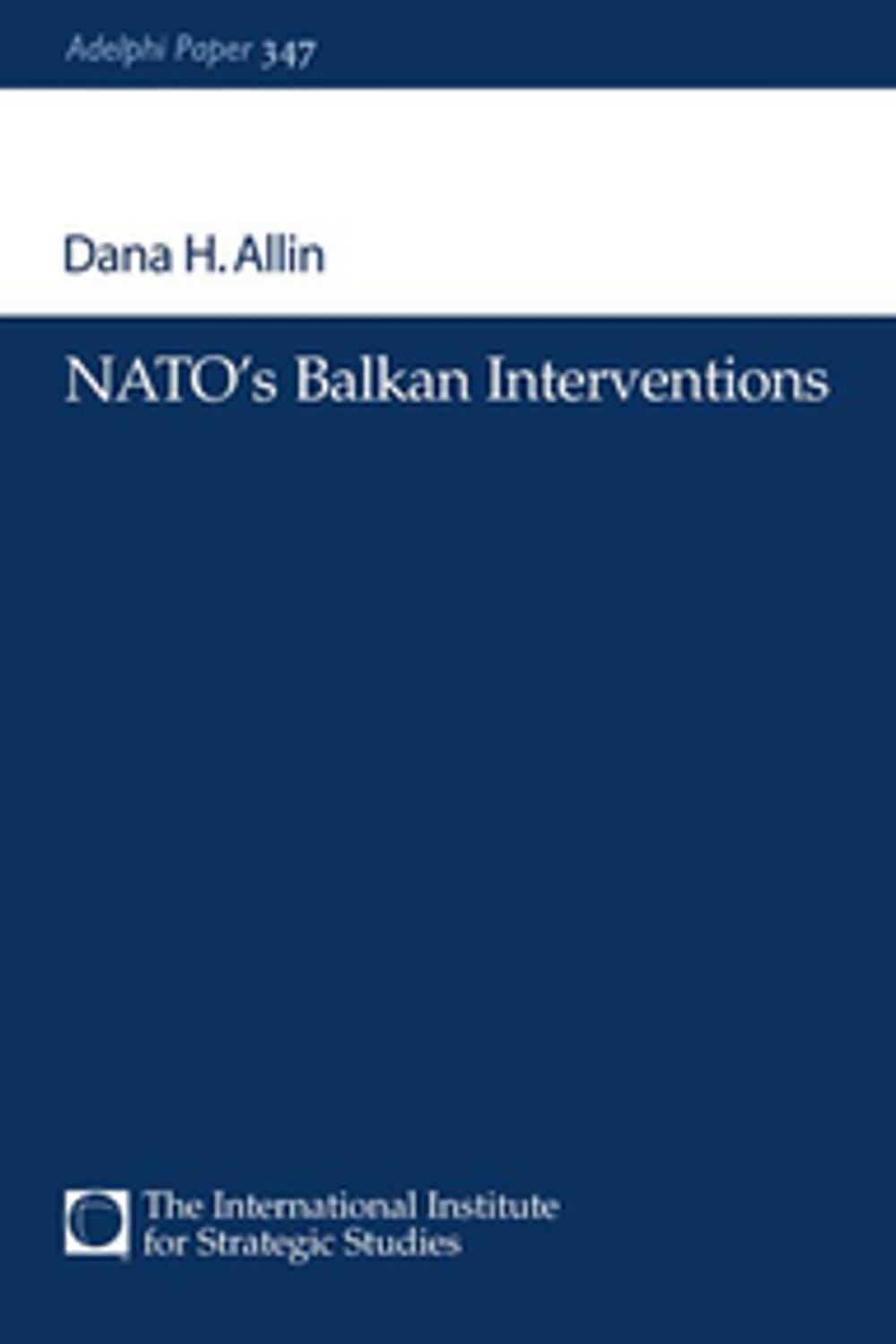 Big bigCover of NATO's Balkan Interventions