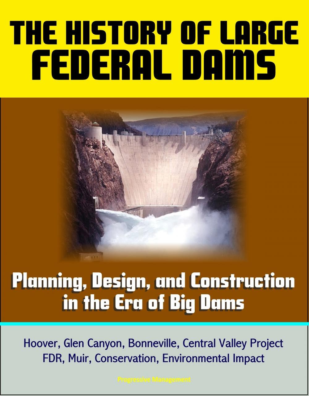 Big bigCover of The History of Large Federal Dams: Planning, Design, and Construction in the Era of Big Dams - Hoover, Glen Canyon, Bonneville, Central Valley Project, FDR, Muir, Conservation, Environmental Impact