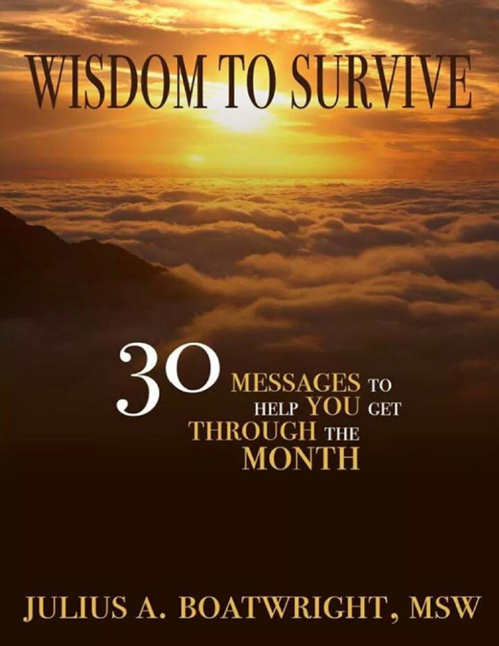 Big bigCover of Wisdom to Survive: 30 Messages to Help You Get Through the Month