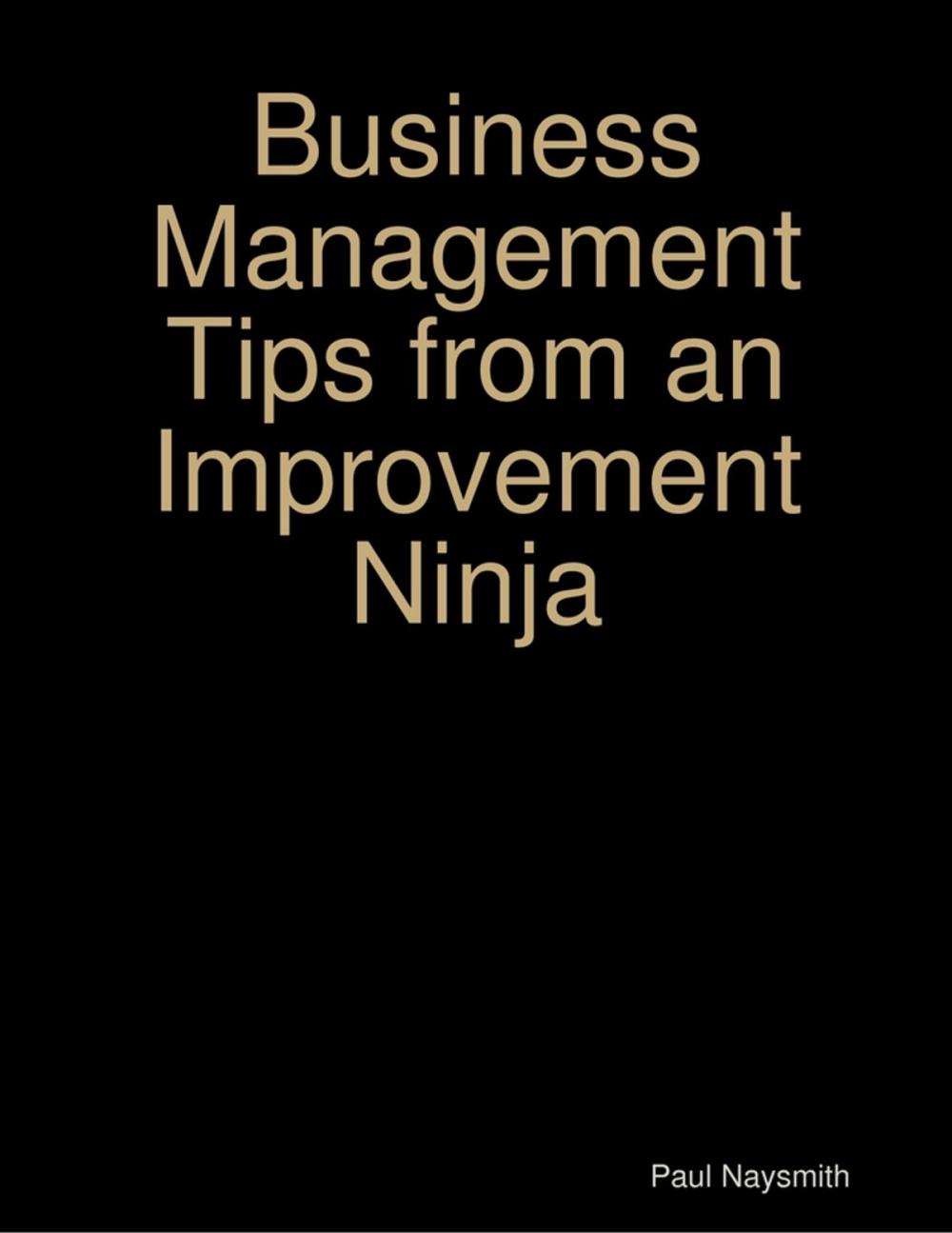 Big bigCover of Business Management Tips from an Improvement Ninja