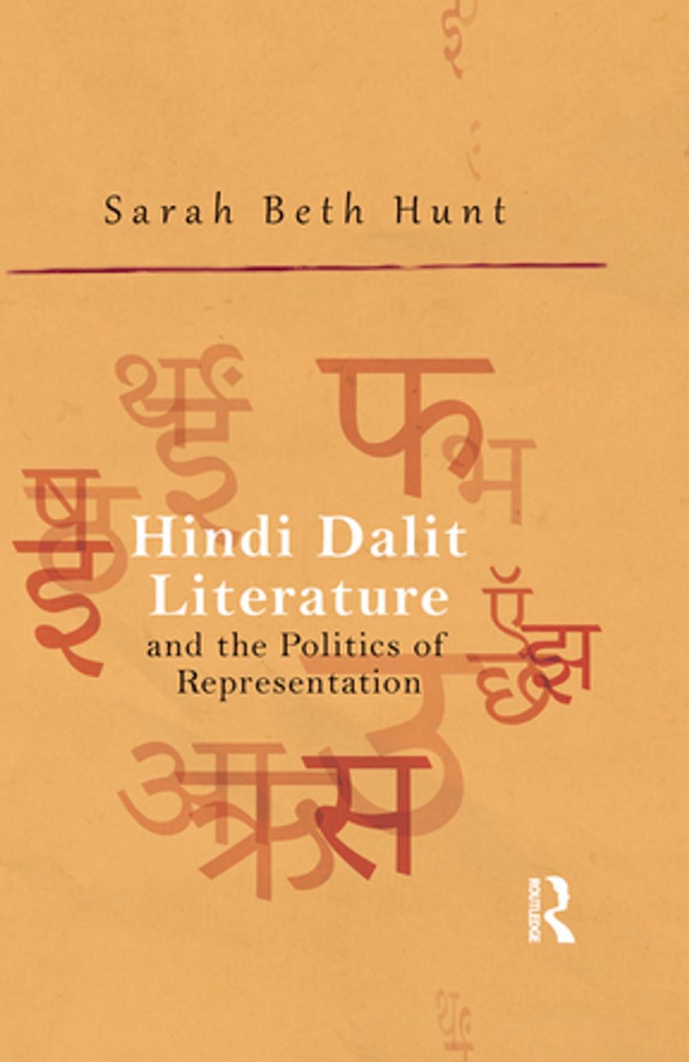 Big bigCover of Hindi Dalit Literature and the Politics of Representation