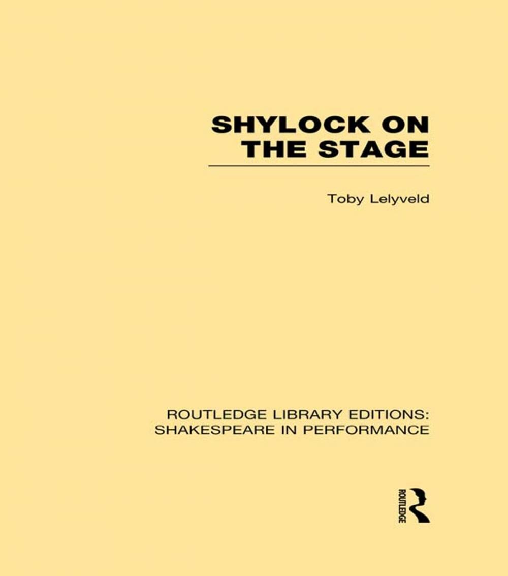 Big bigCover of Shylock on the Stage