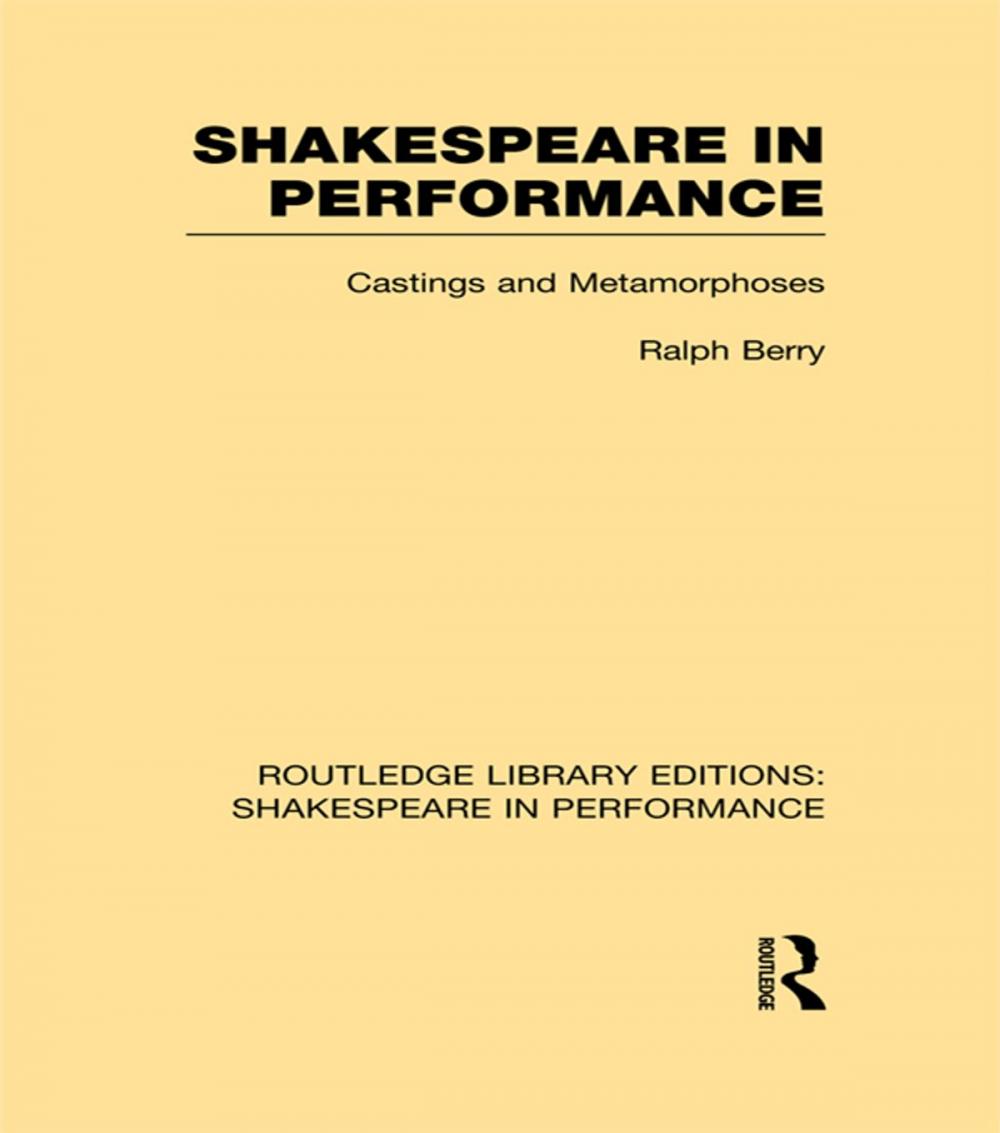 Big bigCover of Shakespeare in Performance