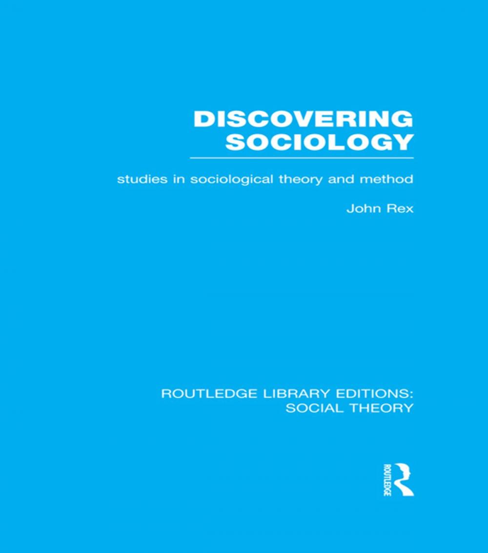 Big bigCover of Discovering Sociology (RLE Social Theory)