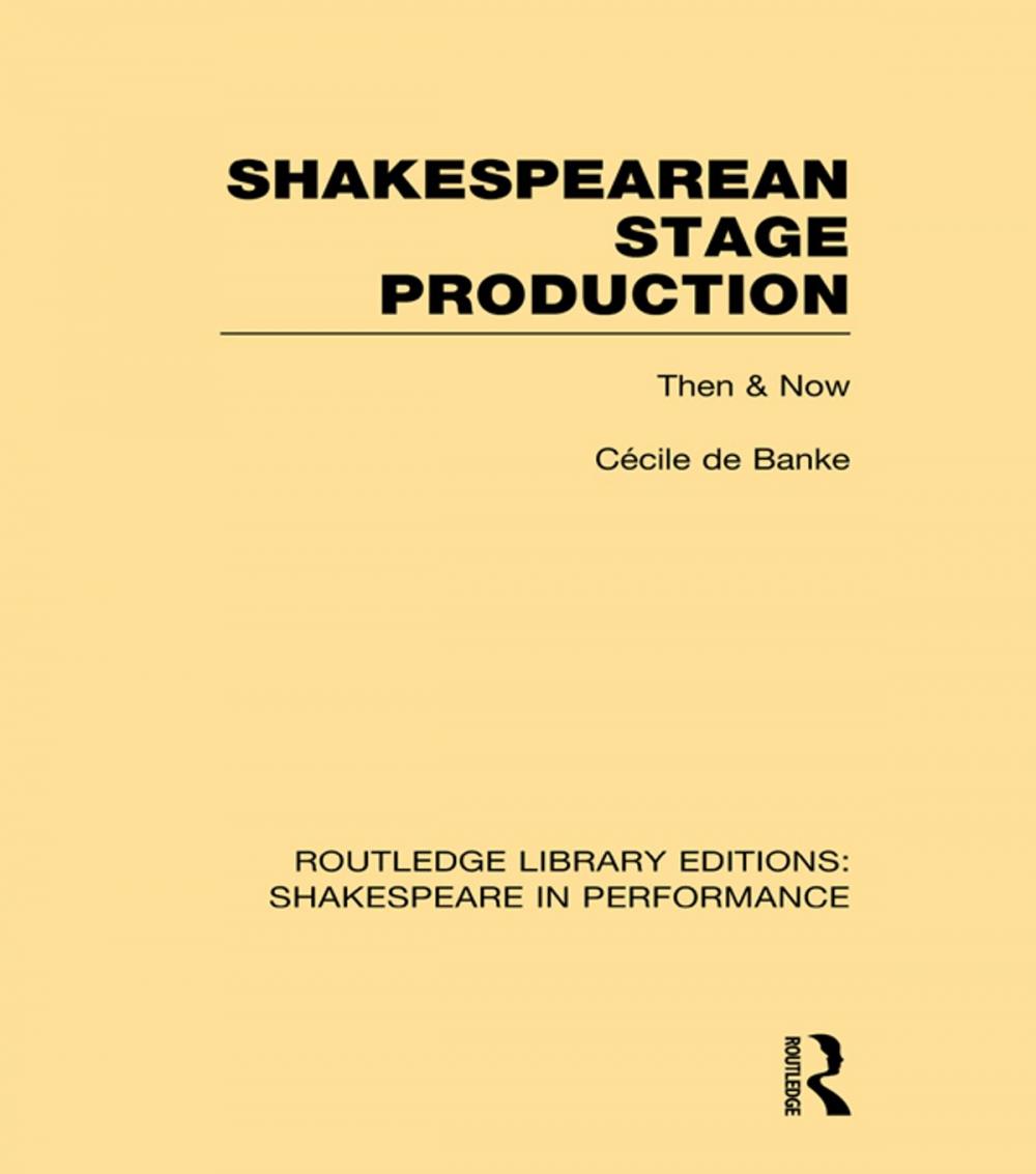 Big bigCover of Shakespearean Stage Production