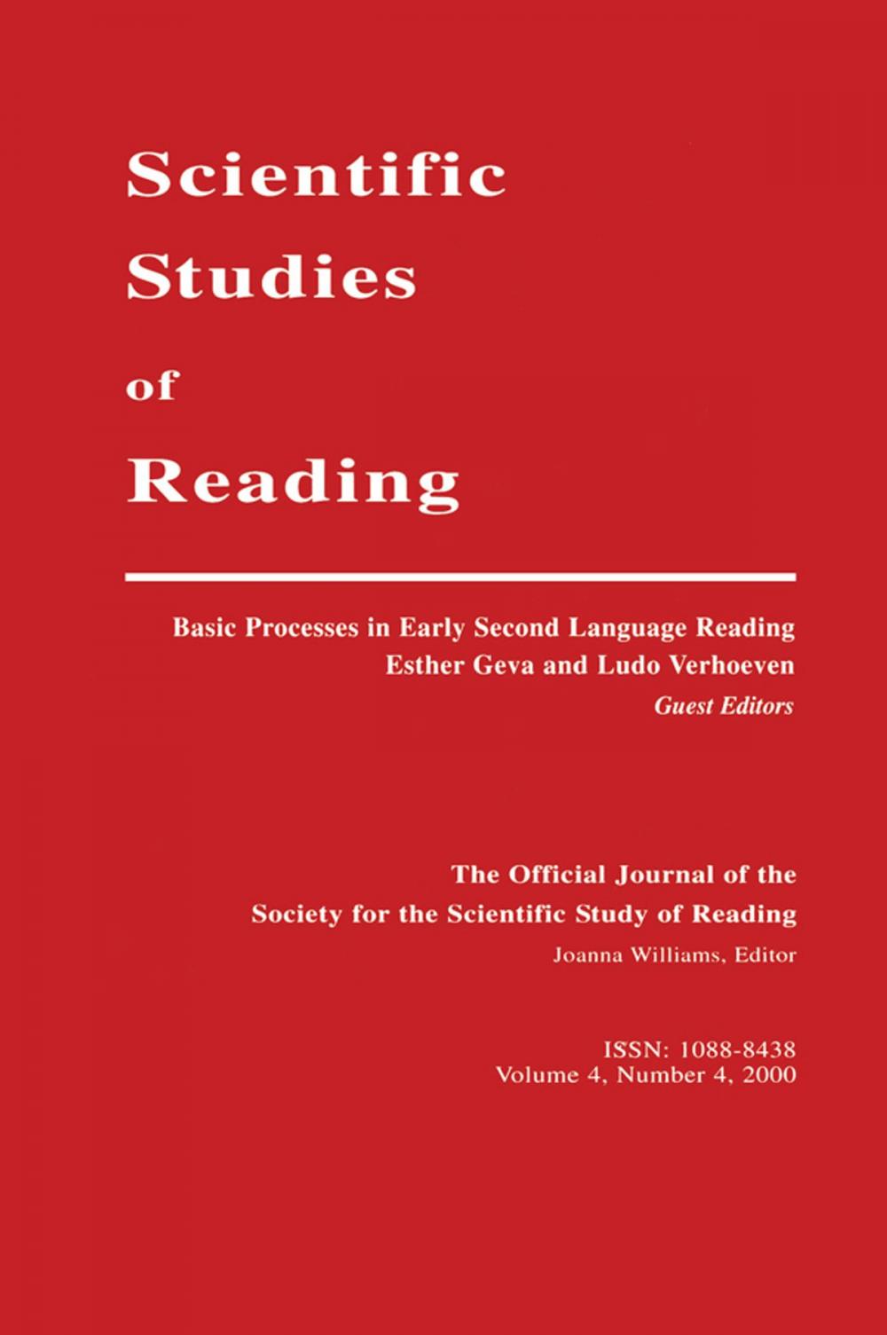 Big bigCover of Basic Processes in Early Second Language Reading