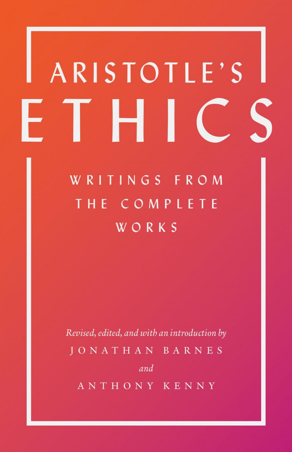 Big bigCover of Aristotle's Ethics