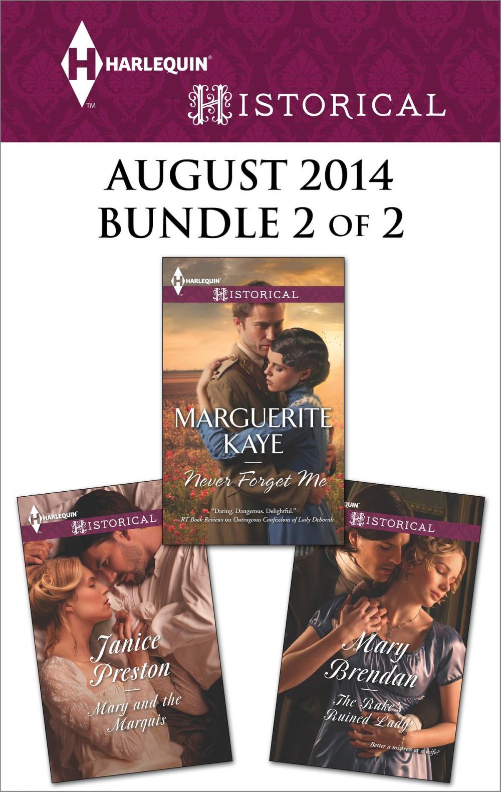 Big bigCover of Harlequin Historical August 2014 - Bundle 2 of 2