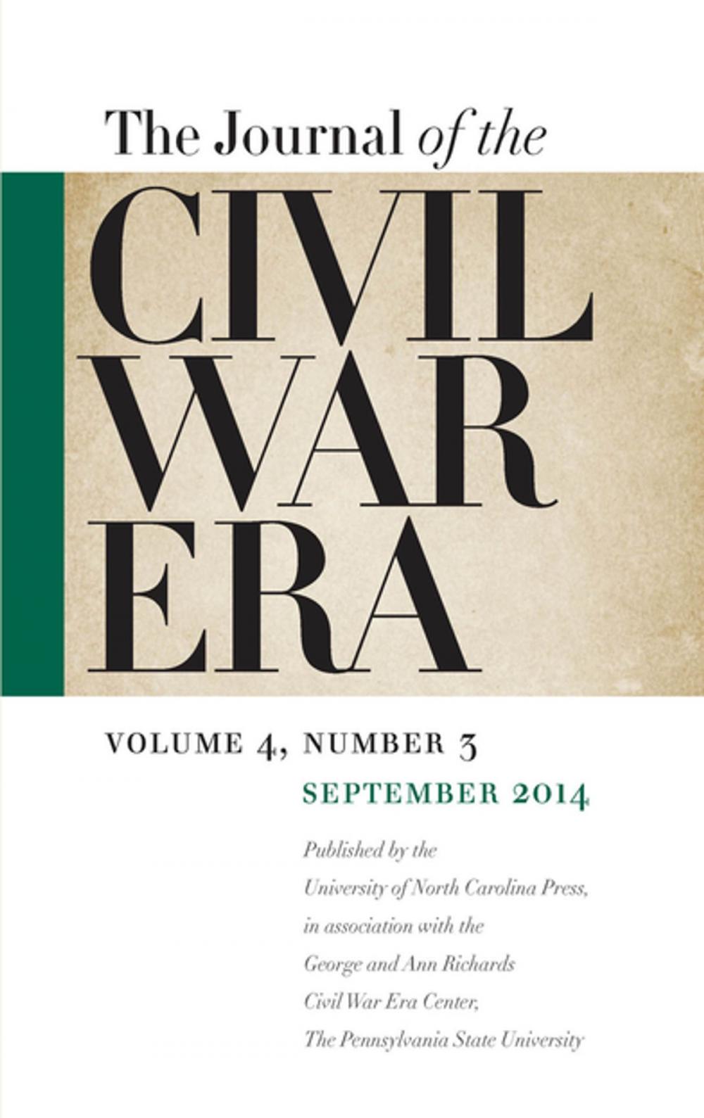 Big bigCover of Journal of the Civil War Era