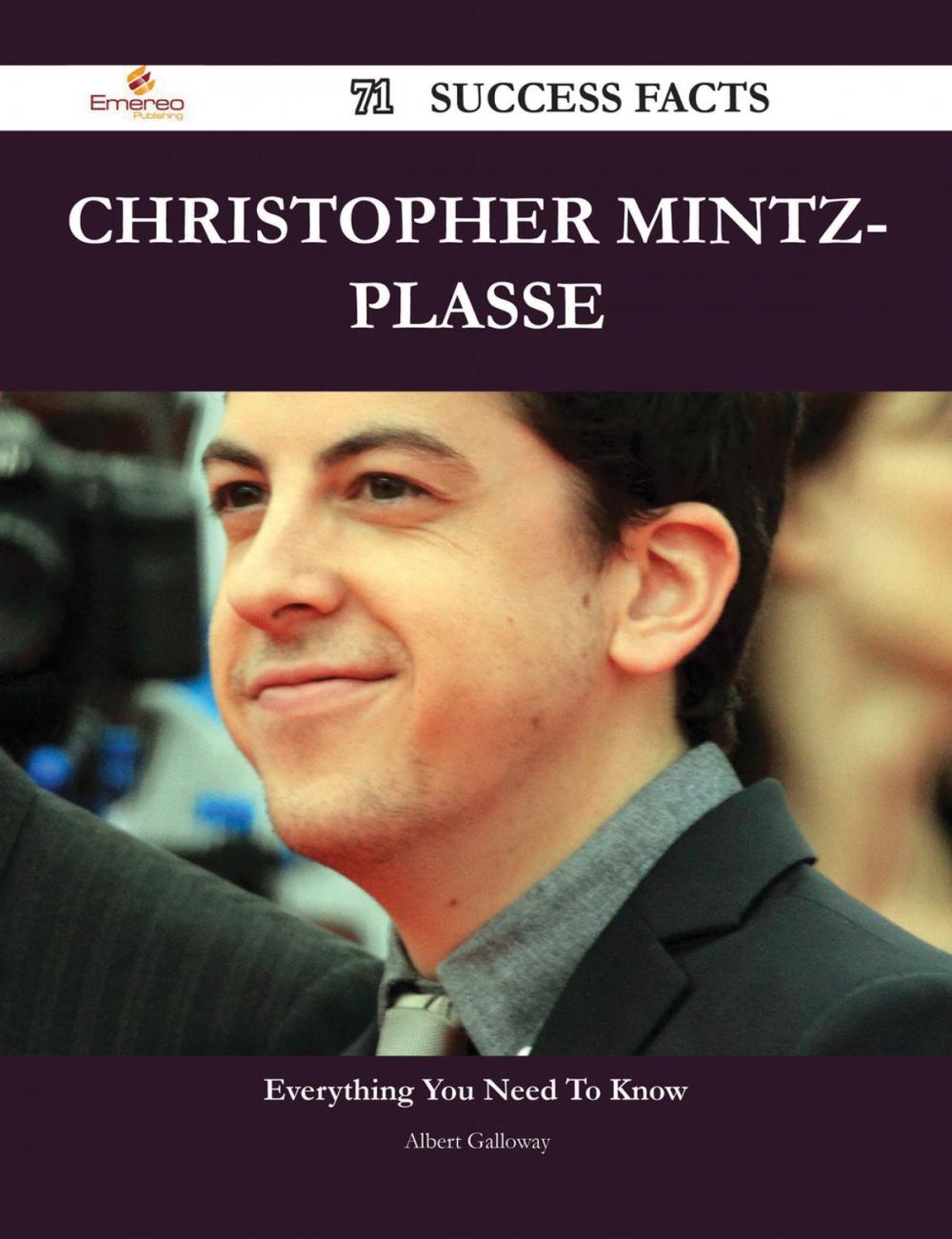 Big bigCover of Christopher Mintz-Plasse 71 Success Facts - Everything you need to know about Christopher Mintz-Plasse