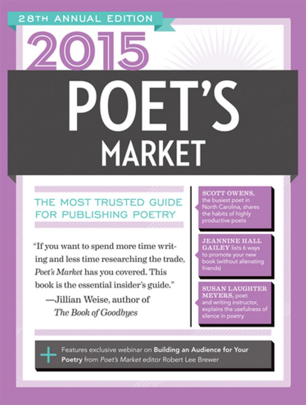 Big bigCover of 2015 Poet's Market