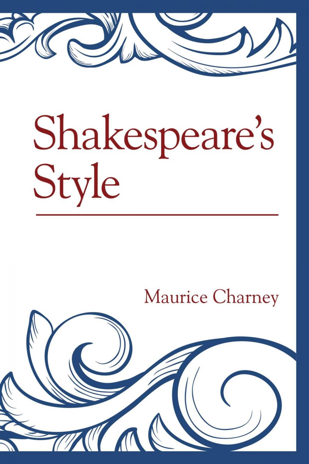 Big bigCover of Shakespeare's Style