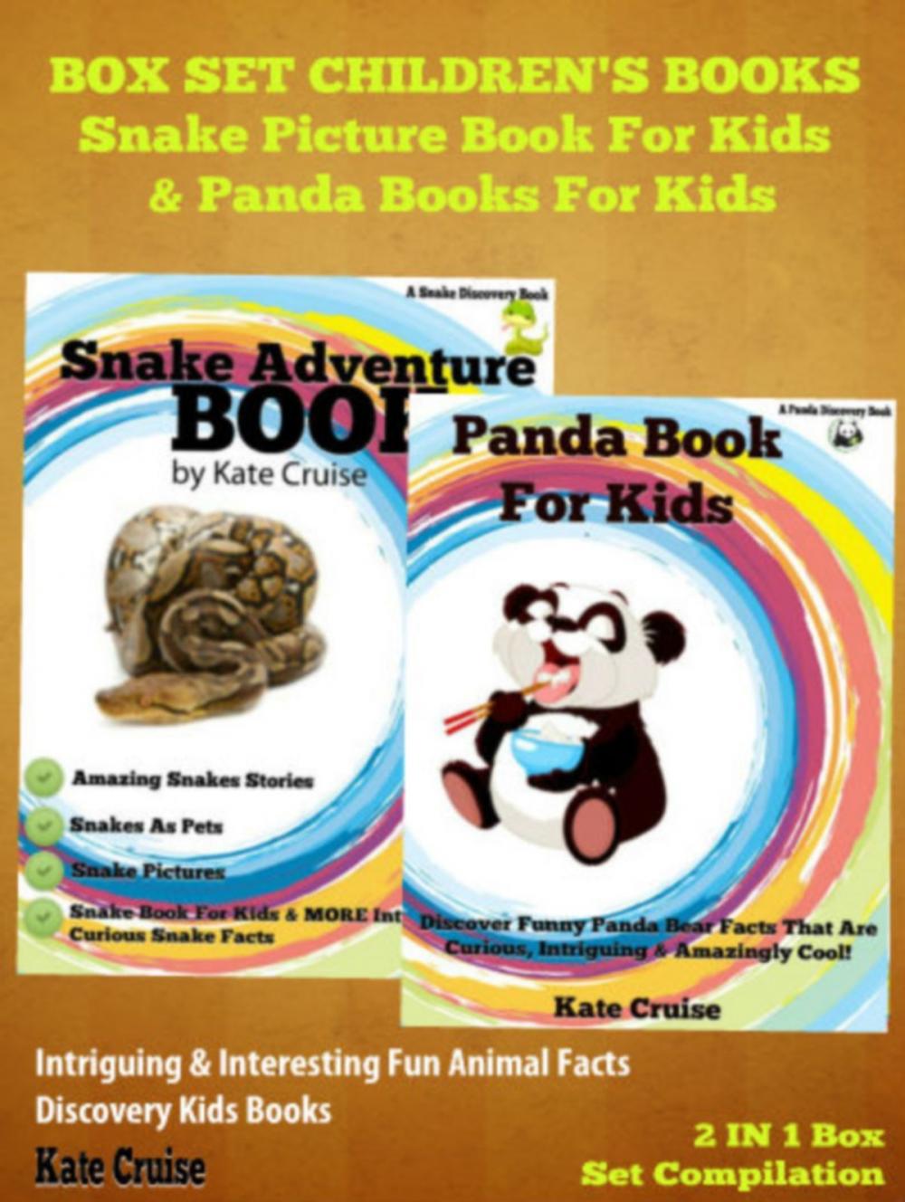 Big bigCover of Animals Books For Kids: Mysterious Snakes & Cute Pandas