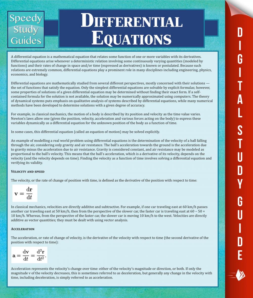 Big bigCover of Differential Equations