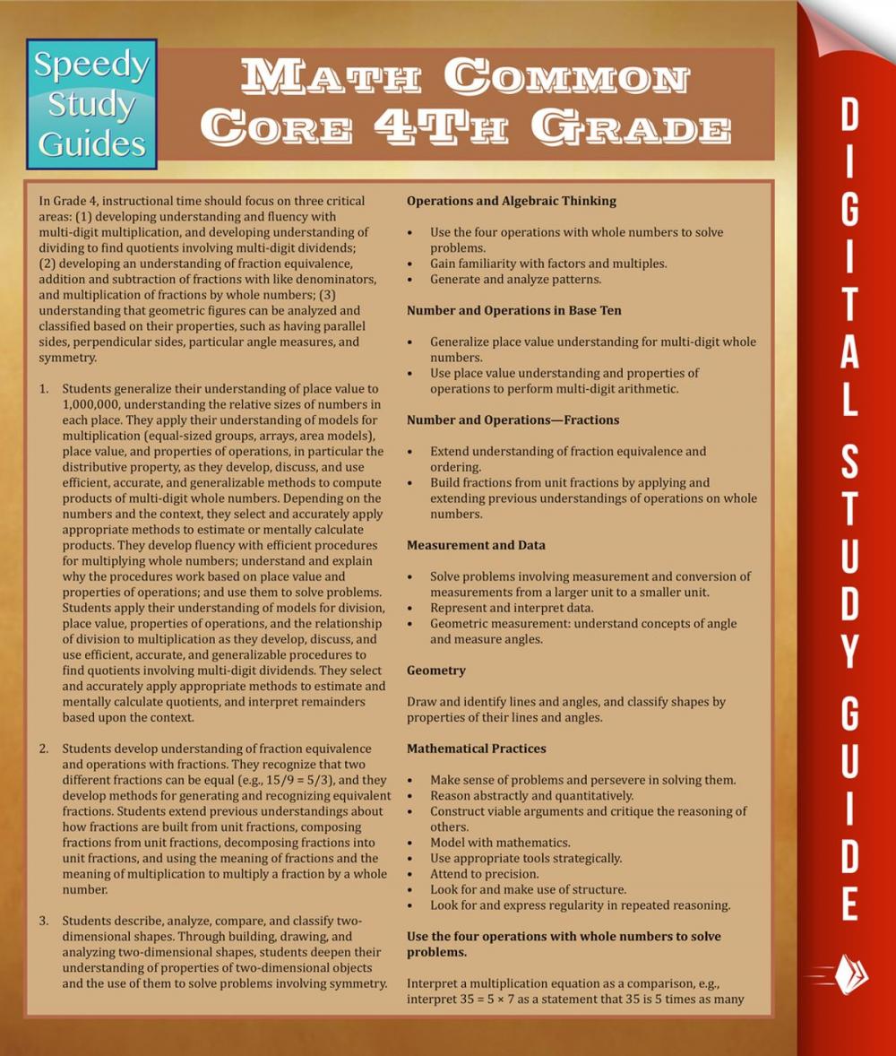 Big bigCover of Math Common Core 4Th Grade