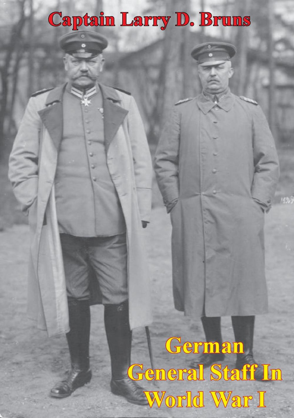 Big bigCover of German General Staff In World War I