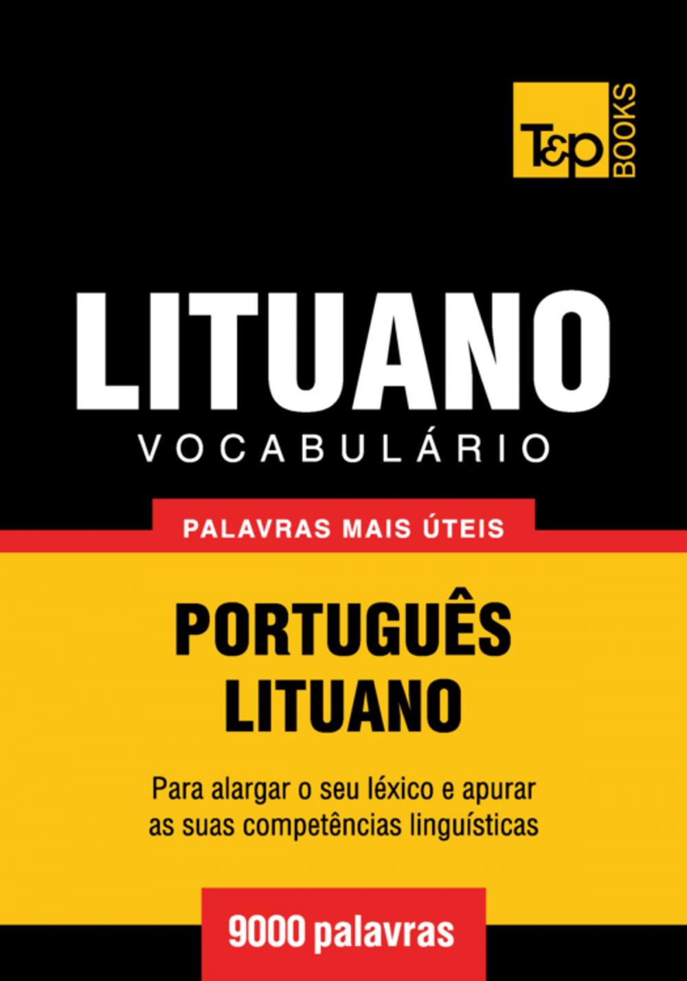 Big bigCover of Vocabulário Português-Lituano - 9000 palavras mais úteis