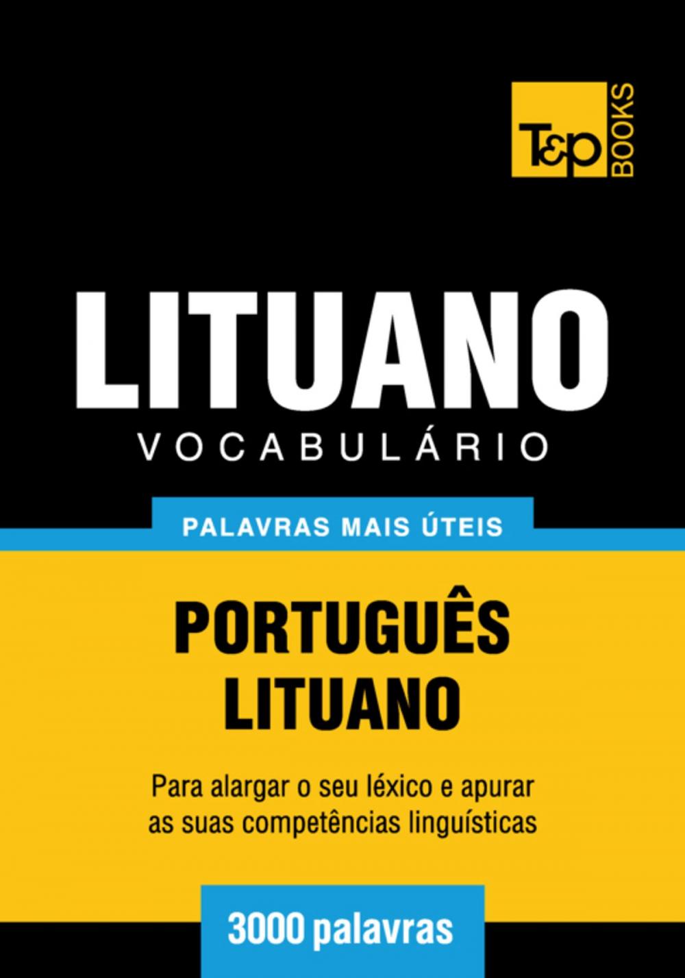 Big bigCover of Vocabulário Português-Lituano - 3000 palavras mais úteis