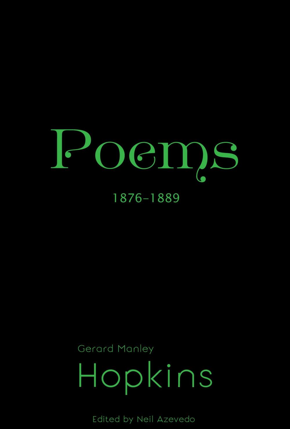 Big bigCover of Poems of Gerard Manley Hopkins