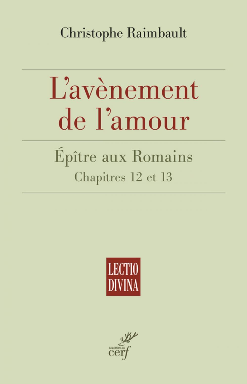 Big bigCover of L'Avènement de l'amour