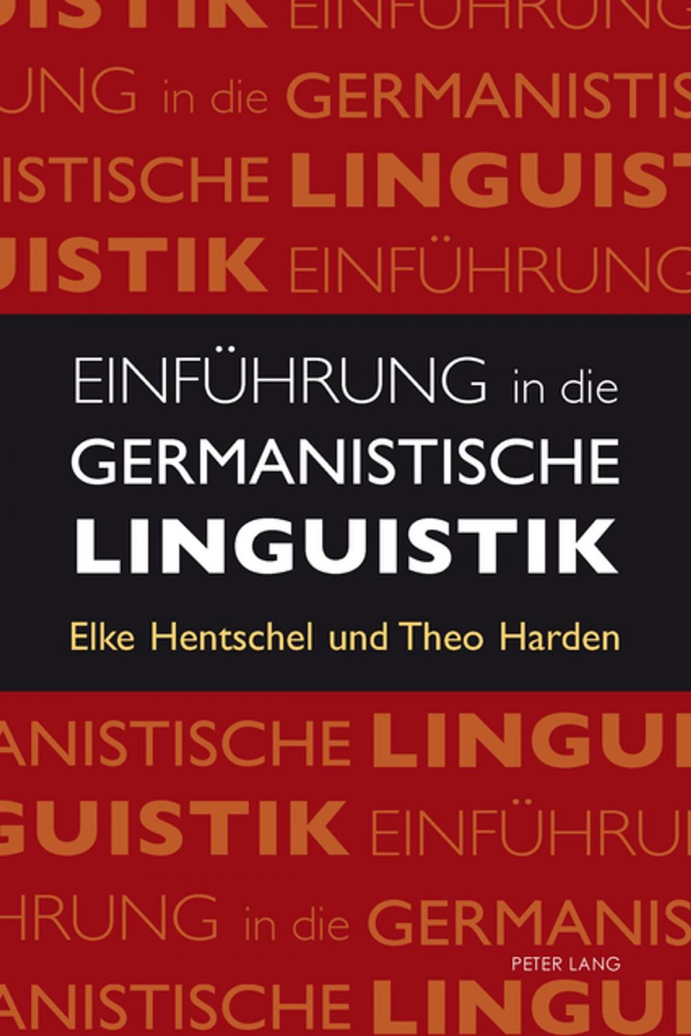 Big bigCover of Einfuehrung in die germanistische Linguistik