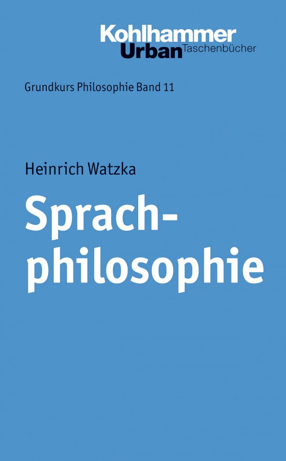 Big bigCover of Sprachphilosophie