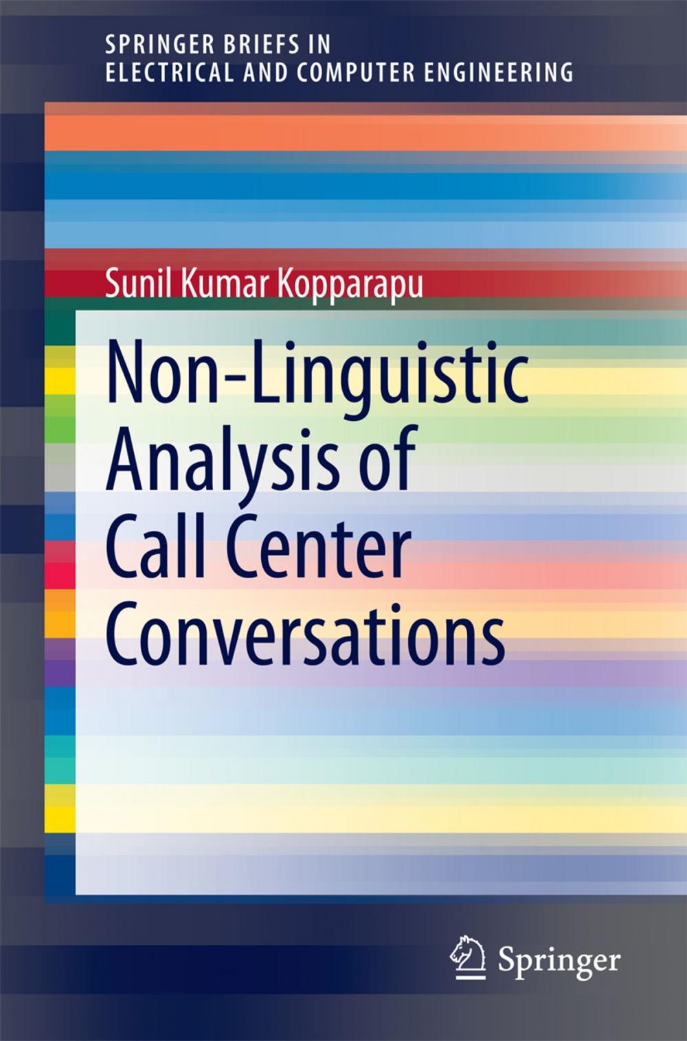 Big bigCover of Non-Linguistic Analysis of Call Center Conversations