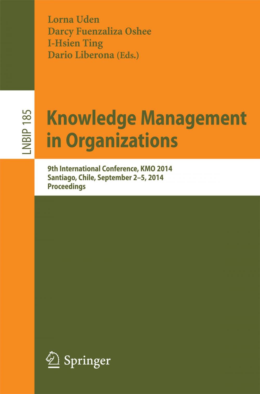 Big bigCover of Knowledge Management in Organizations