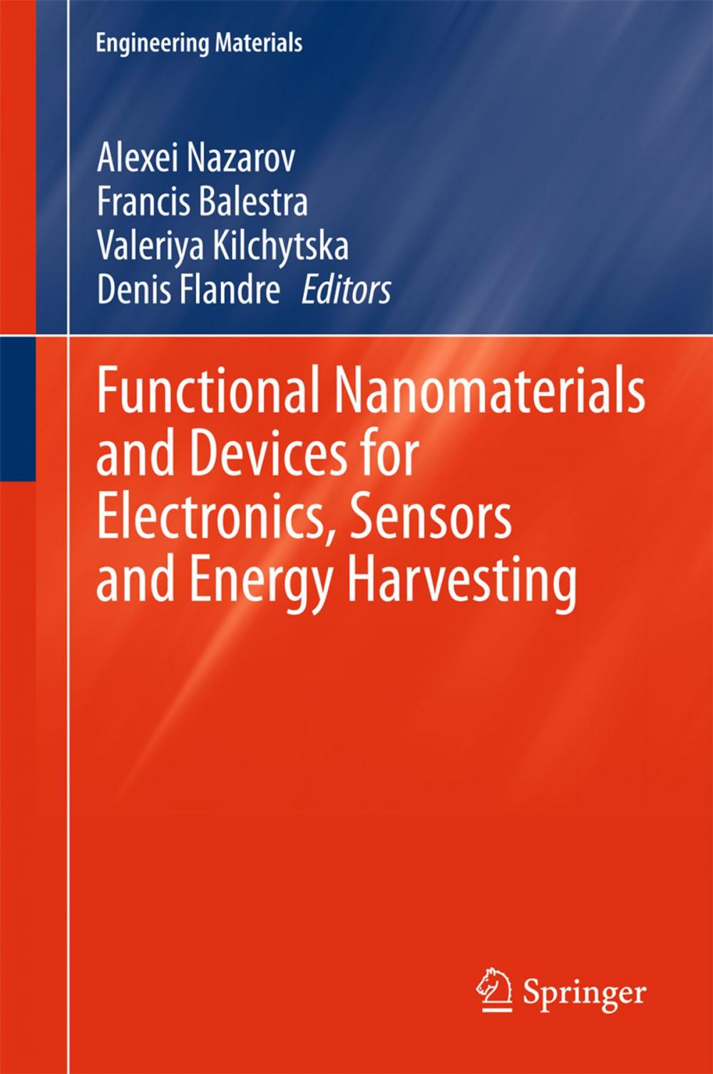 Big bigCover of Functional Nanomaterials and Devices for Electronics, Sensors and Energy Harvesting