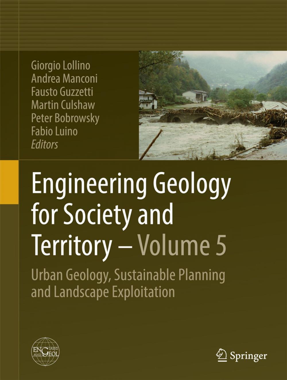 Big bigCover of Engineering Geology for Society and Territory - Volume 5