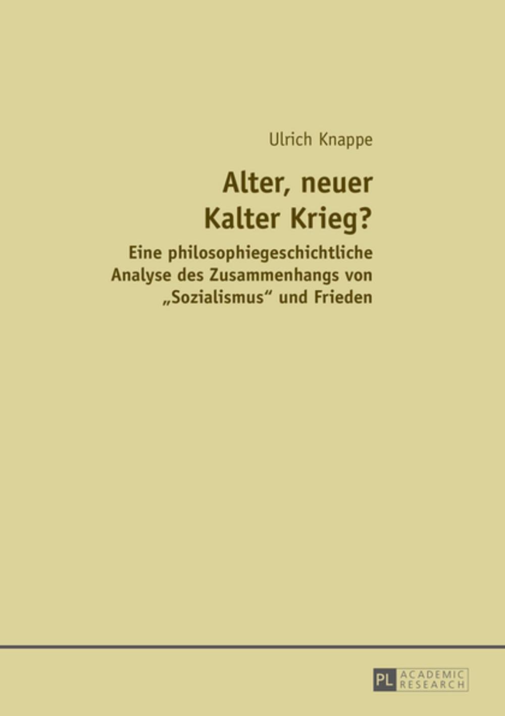 Big bigCover of Alter, neuer Kalter Krieg?