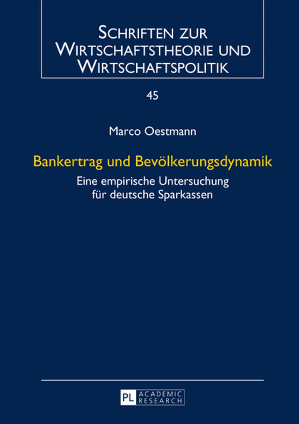 Big bigCover of Bankertrag und Bevoelkerungsdynamik