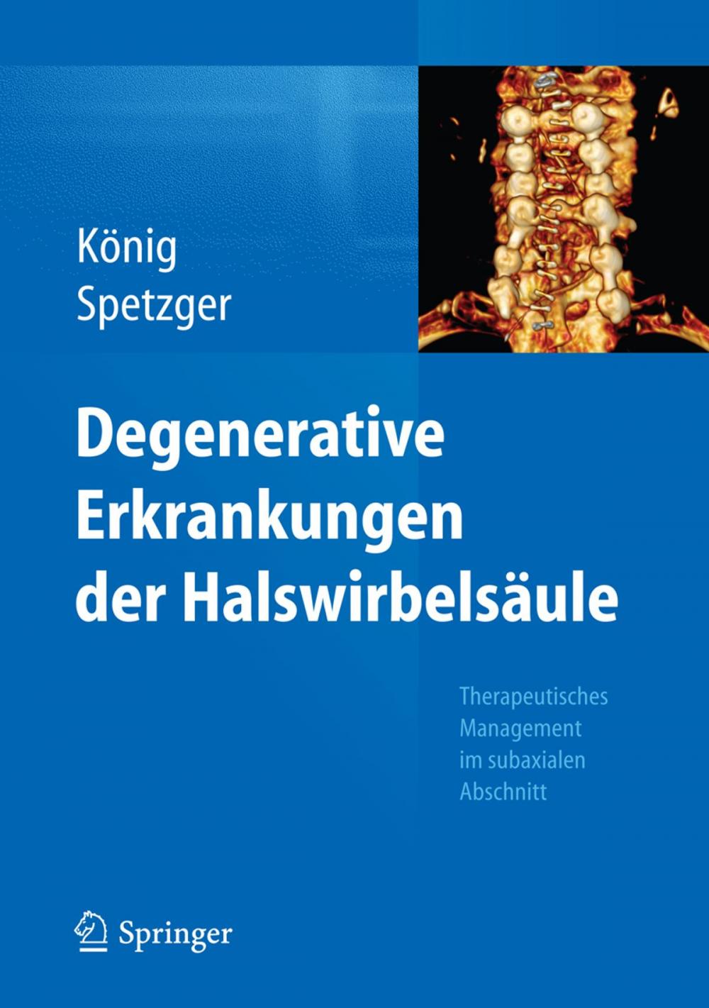 Big bigCover of Degenerative Erkrankungen der Halswirbelsäule