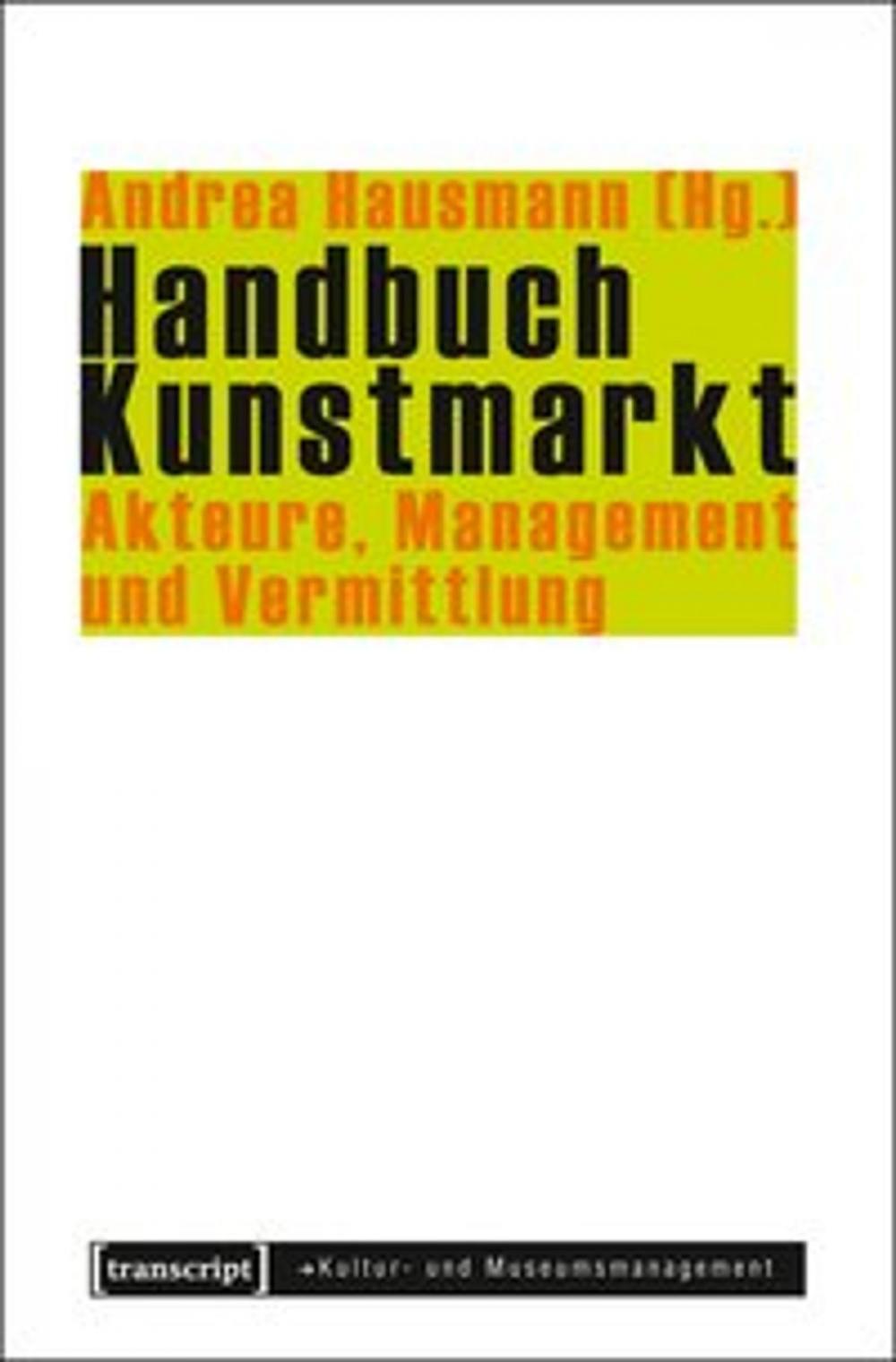 Big bigCover of Handbuch Kunstmarkt